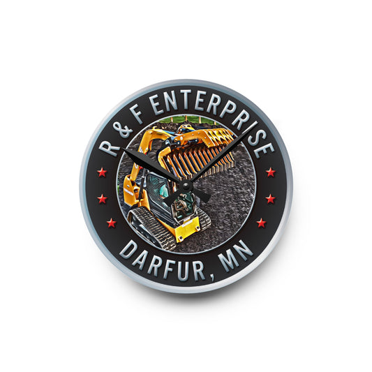 Acrylic Wall Clock - Grapple Clock