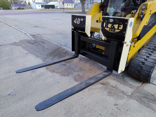 48" Fork Rack - 6200 lb Tine - Complete Set