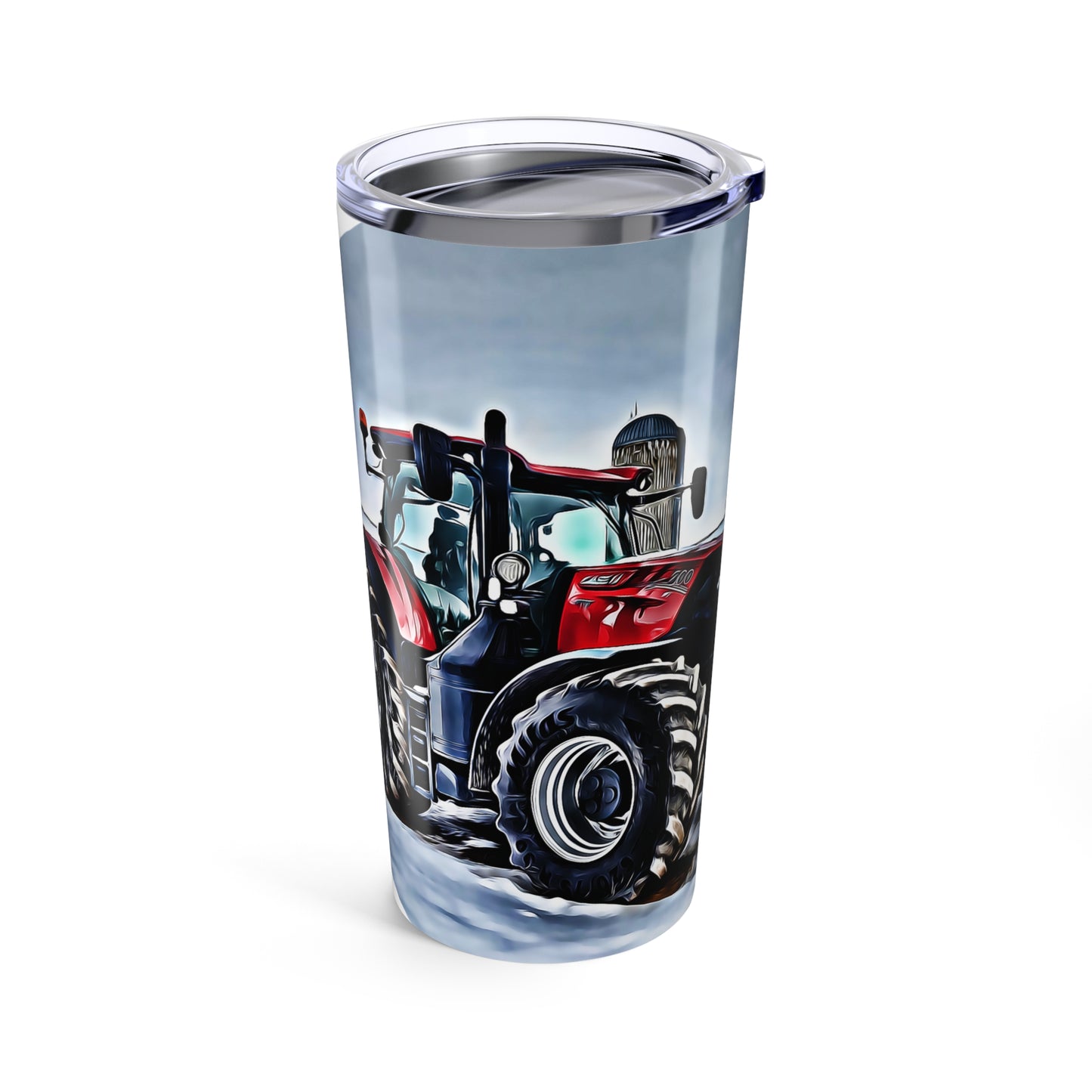 20oz Tumbler Alpha Tractor Blower Mug - Unique Farming Design