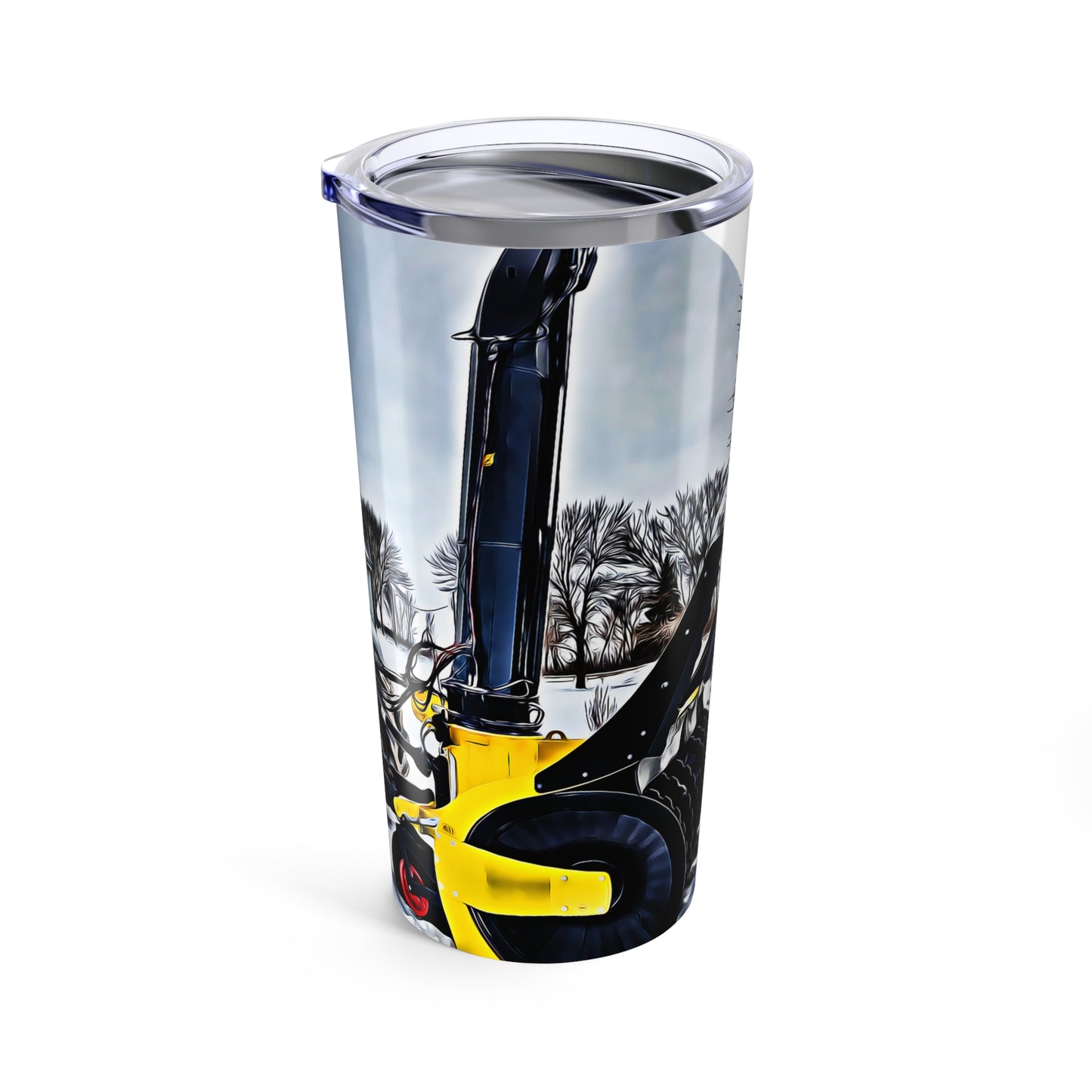 20oz Tumbler Alpha Tractor Blower Mug - Unique Farming Design