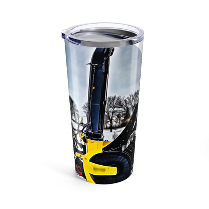 20oz Tumbler Alpha Tractor Blower Mug - Unique Farming Design