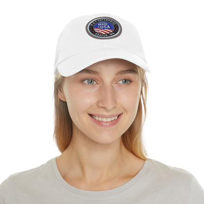 Leather Patch Hat